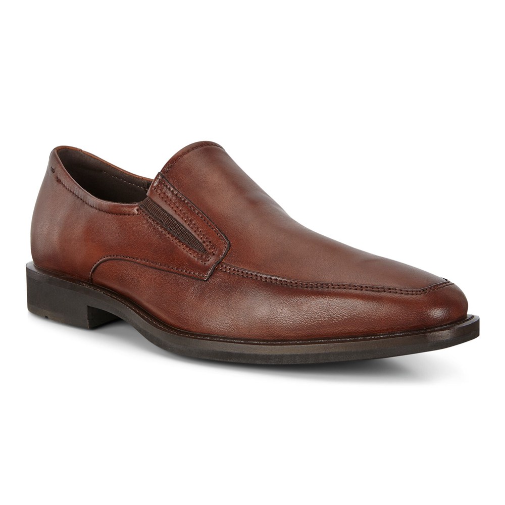 Slip On Hombre - ECCO Calcan - Marrom - USZ231875